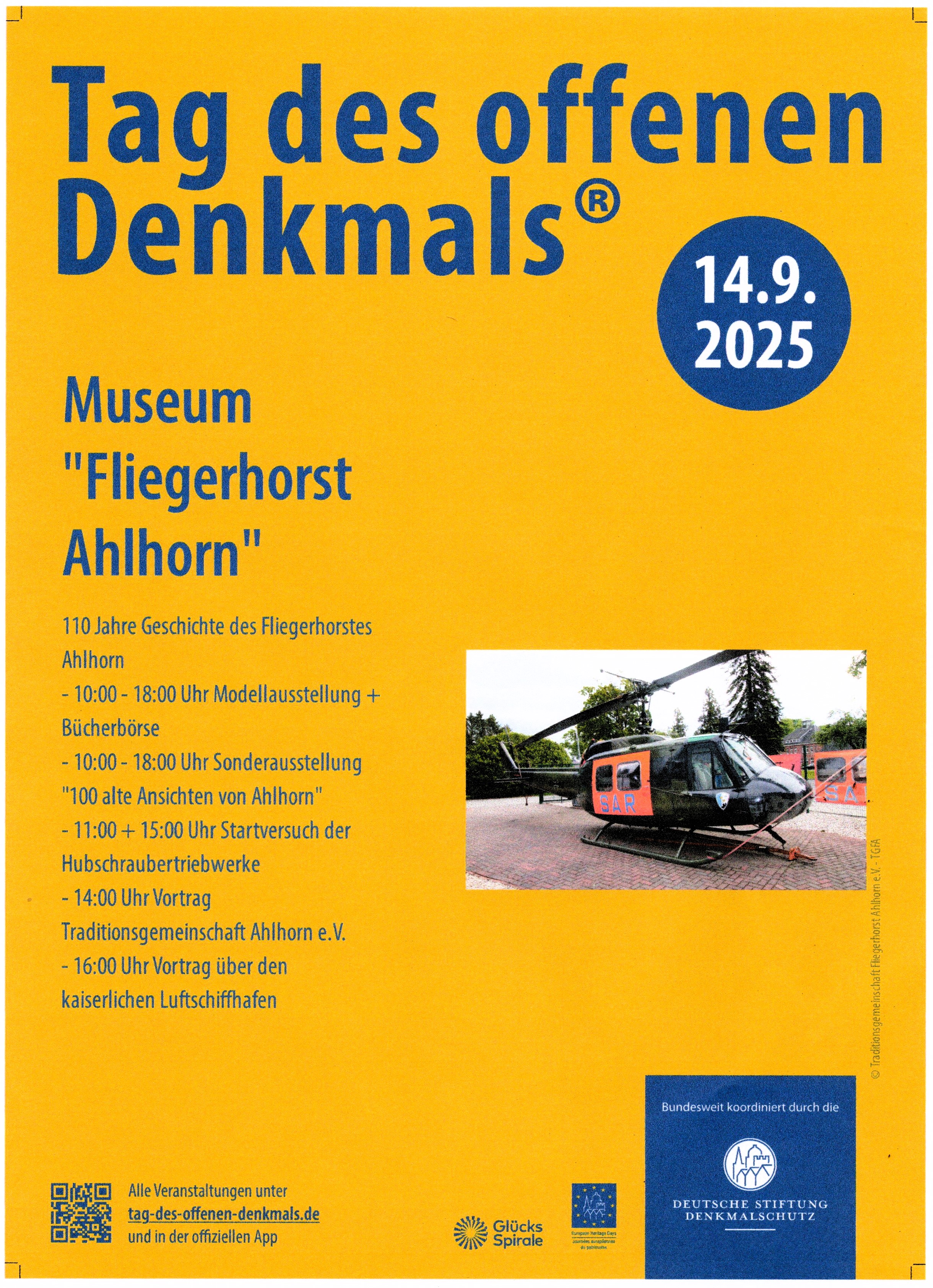 Flyer Tag des offenen Denkmal