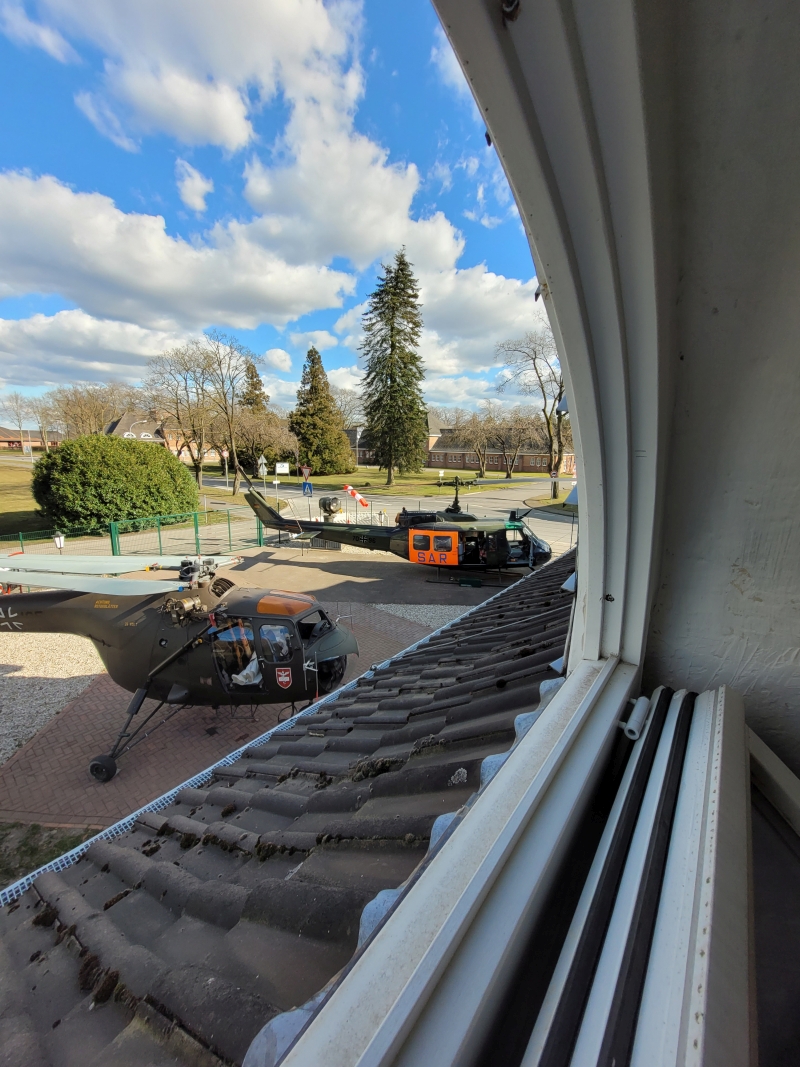 Blick aus dem Dachfenster